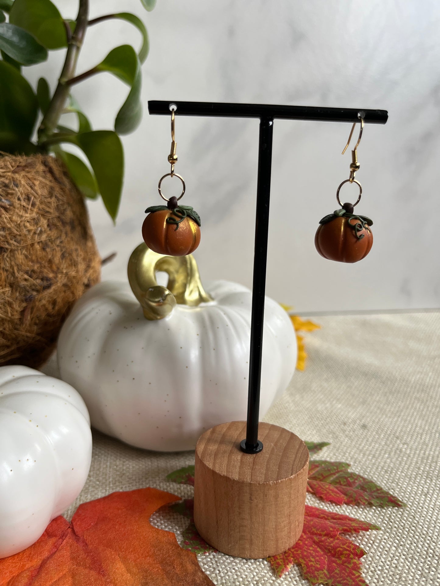 Pumpkin Dangles